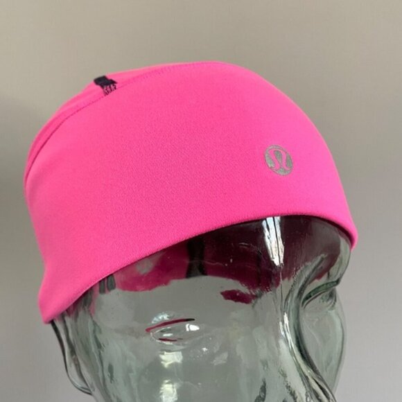 Lululemon Pink Brisk Ponytail Run Toque - O/S, Reversible! - Picture 2 of 13